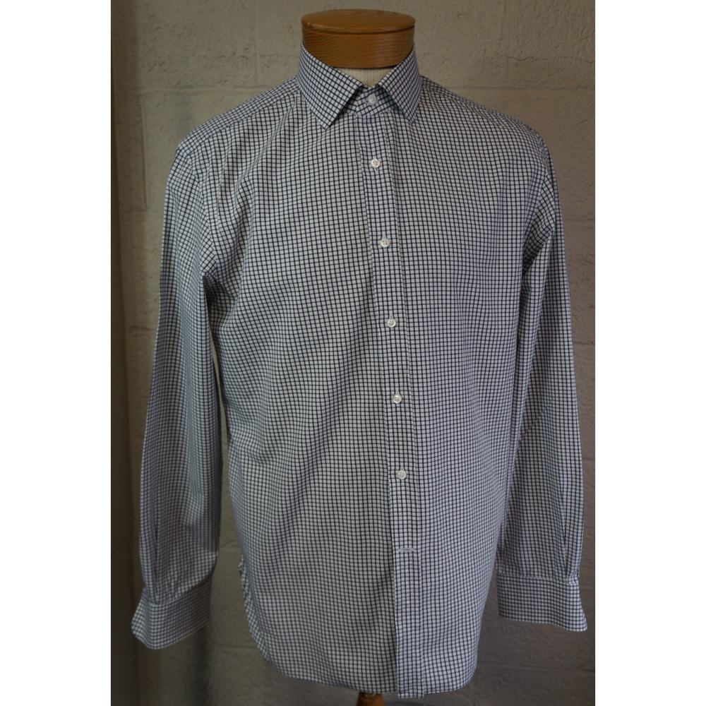 Ralph Lauren Purple Label Sartorial Finest Cotton Shirt Handmade Italy Sz 16.5